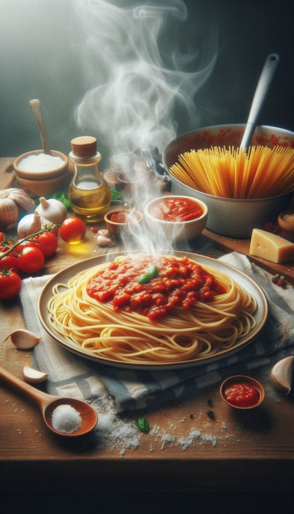 Spaghetti recipe book cover