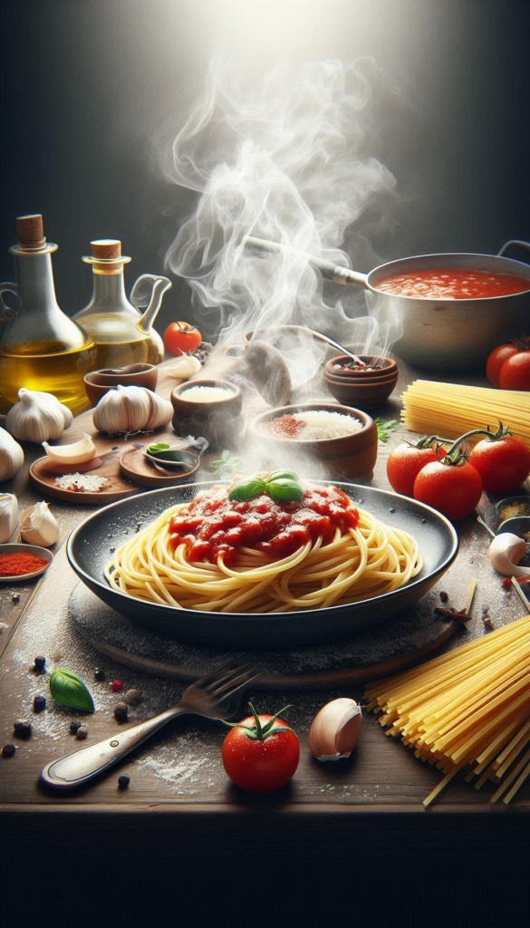 Spaghetti recipe book cover