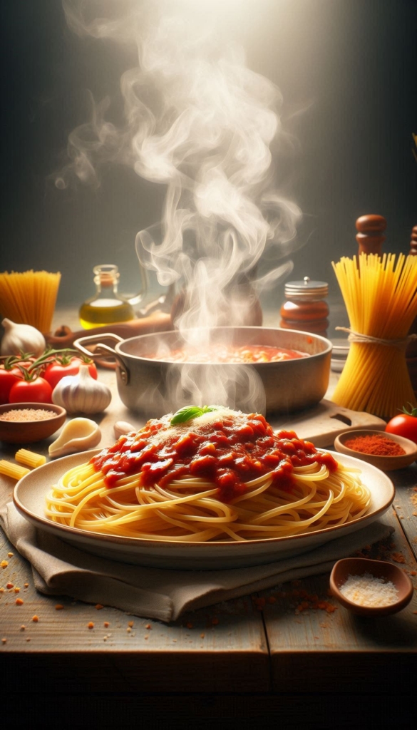 Spaghetti recipe book cover