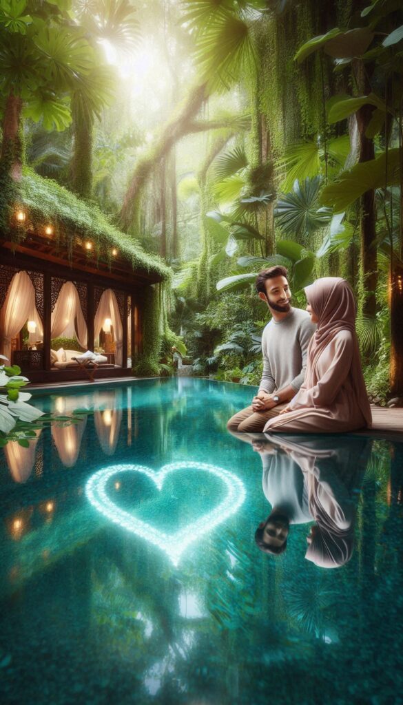 The Oasis of Love arabic book cover