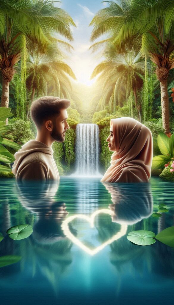 The Oasis of Love arabic book cover