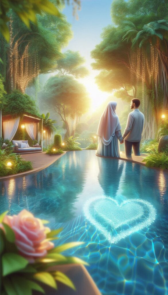 The Oasis of Love arabic book cover