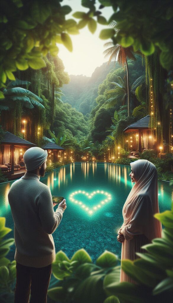 The Oasis of Love arabic book cover