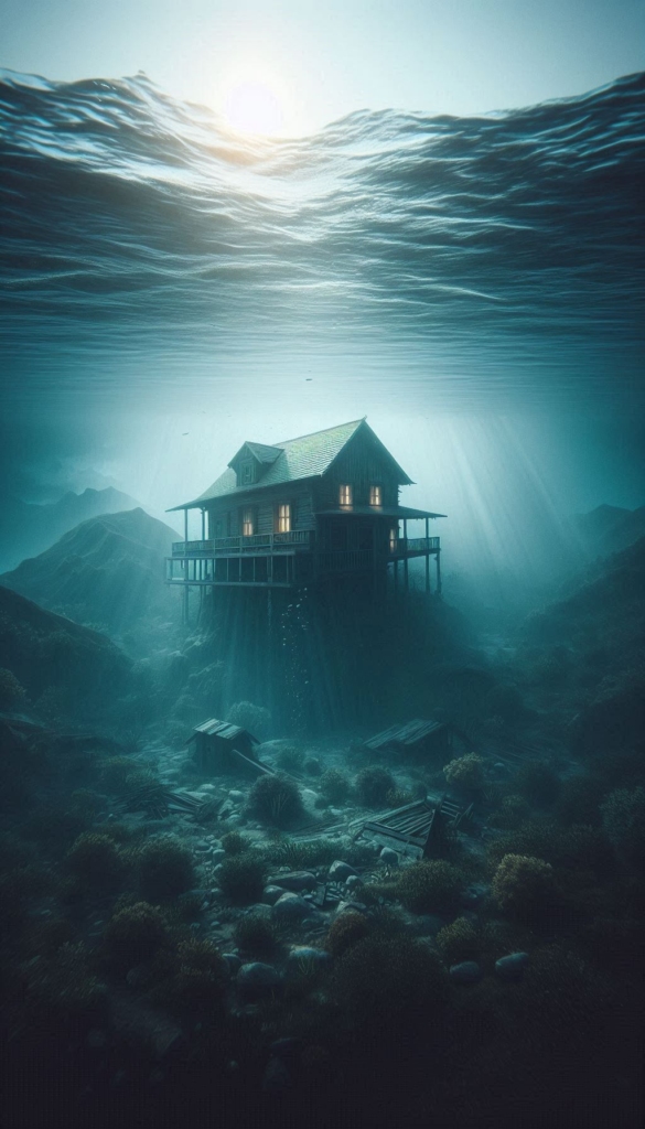 Underwater Cabin book covers 