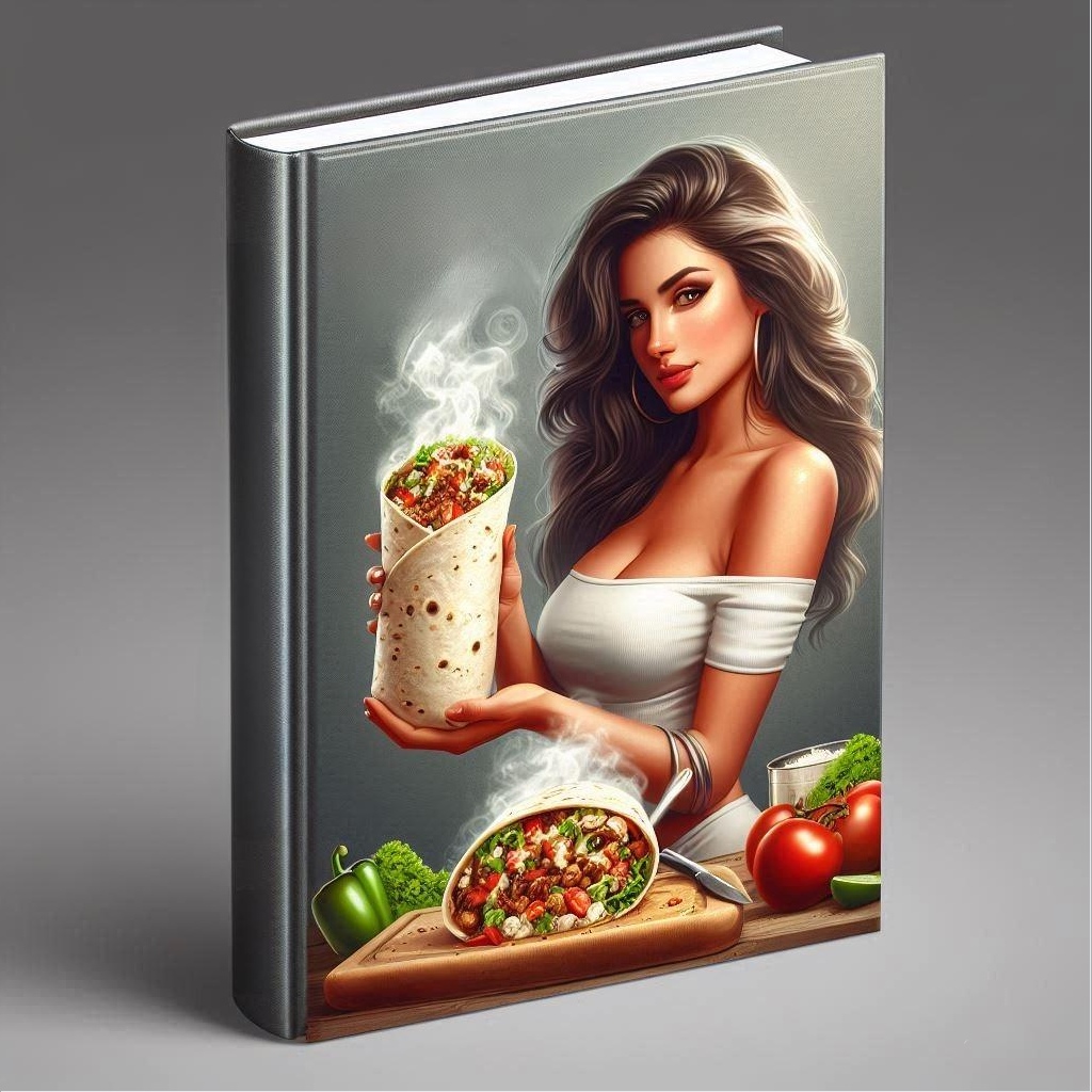 burrito recipe book mockup