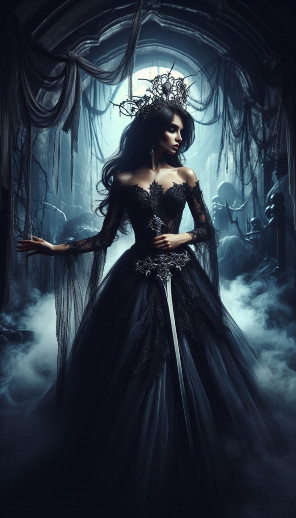 gothic fantasy woman book cover