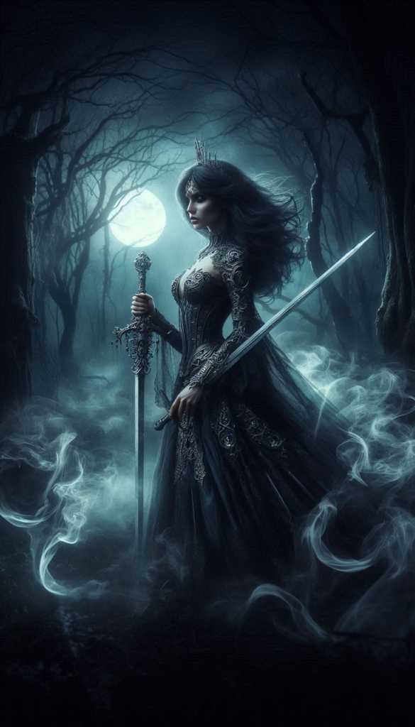 gothic fantasy woman book cover