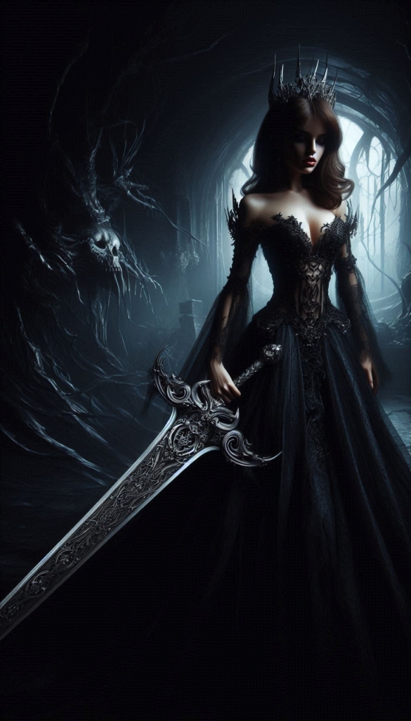 gothic fantasy woman book cover