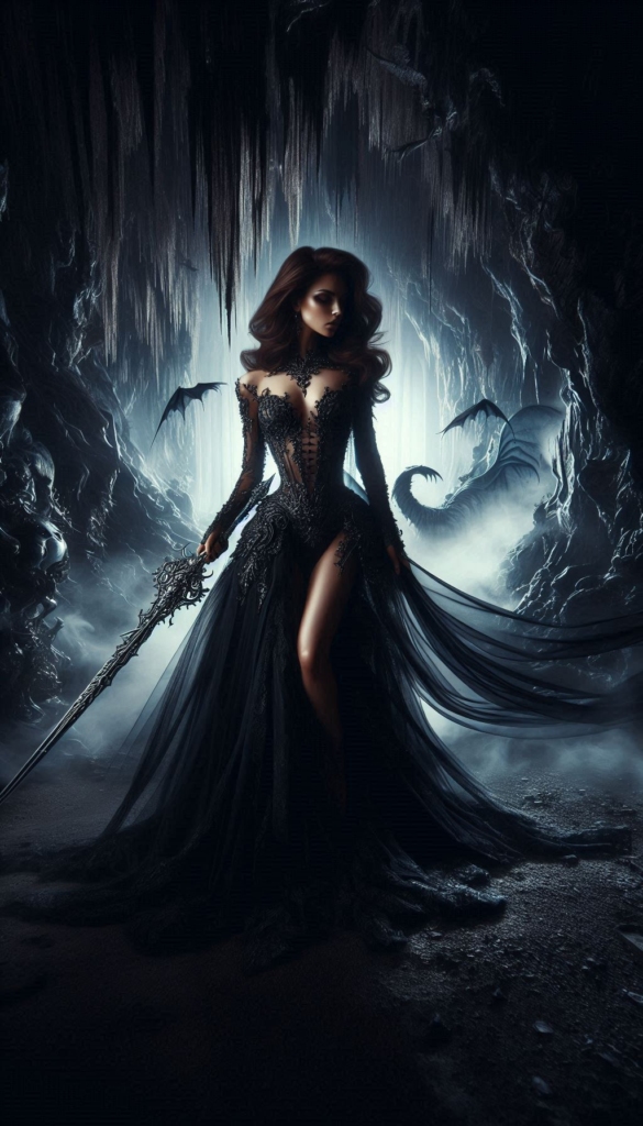 gothic fantasy woman book cover