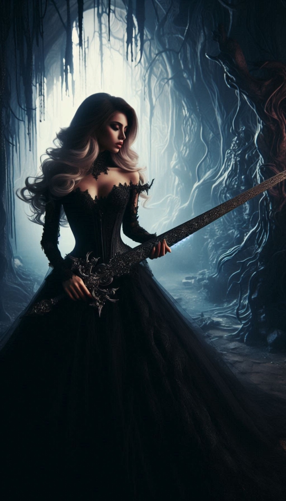 gothic fantasy woman book cover