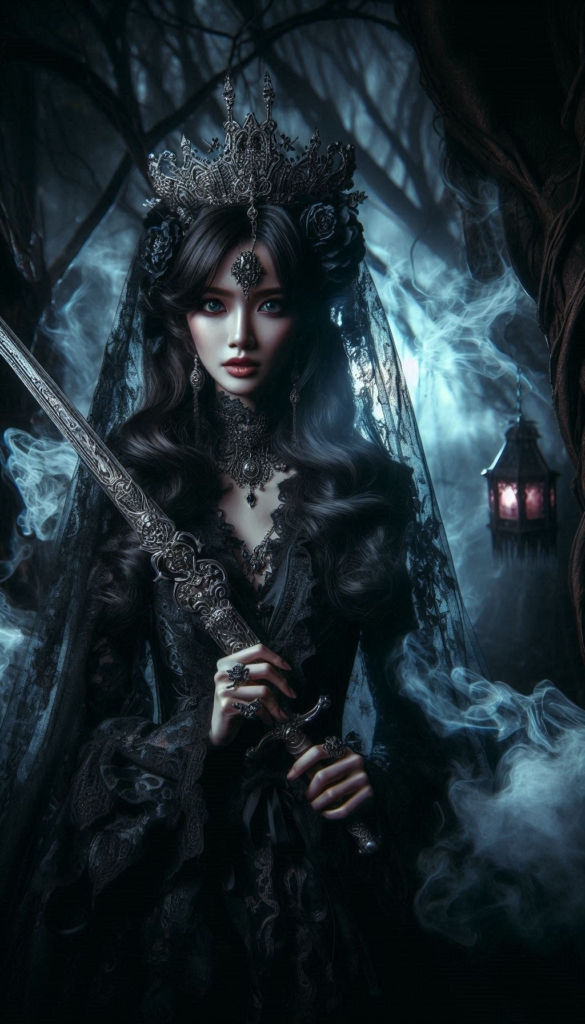 gothic fantasy woman book cover