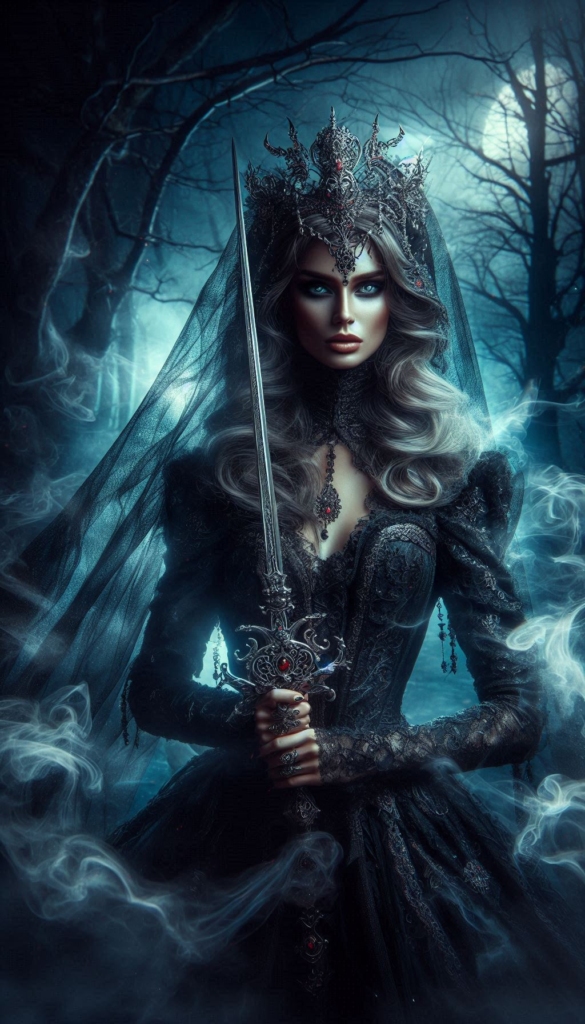 gothic fantasy woman book cover