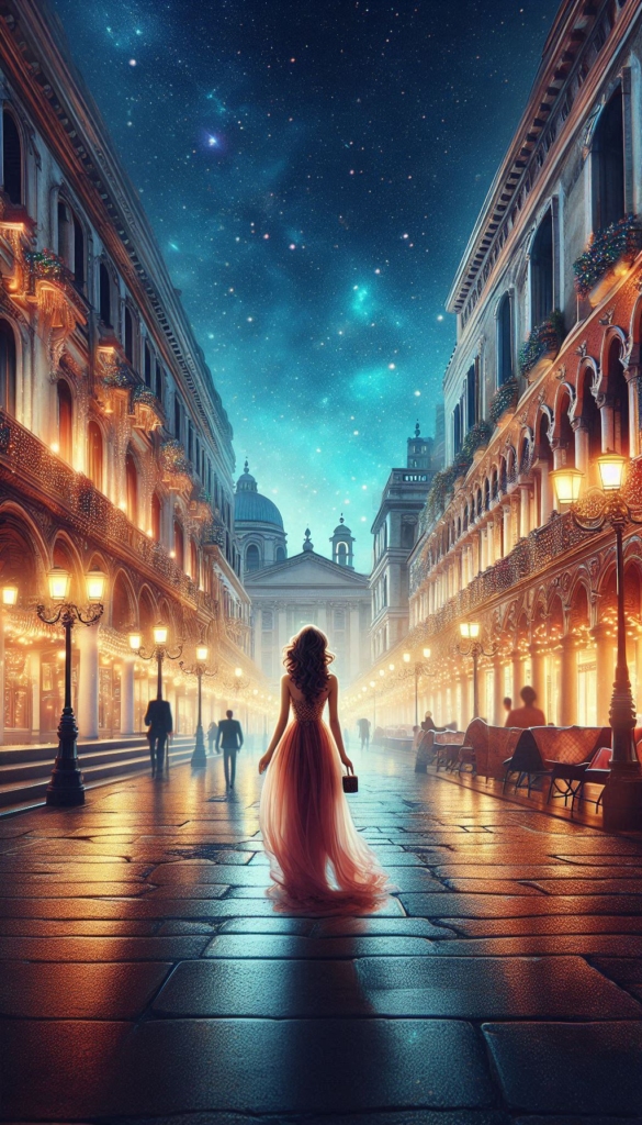 woman walking on the city street book cover