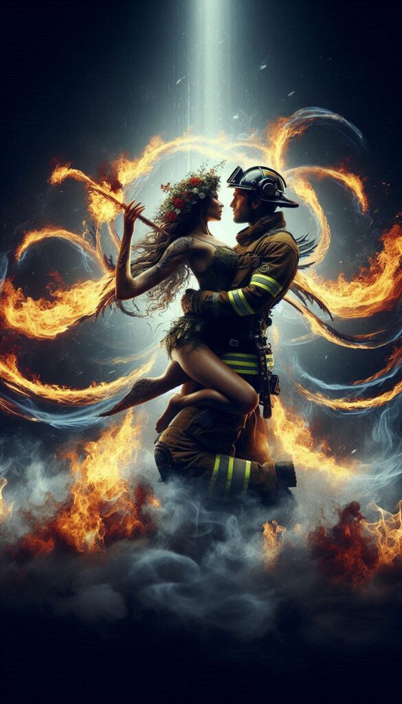 Dancing Flames Romance Book Covers