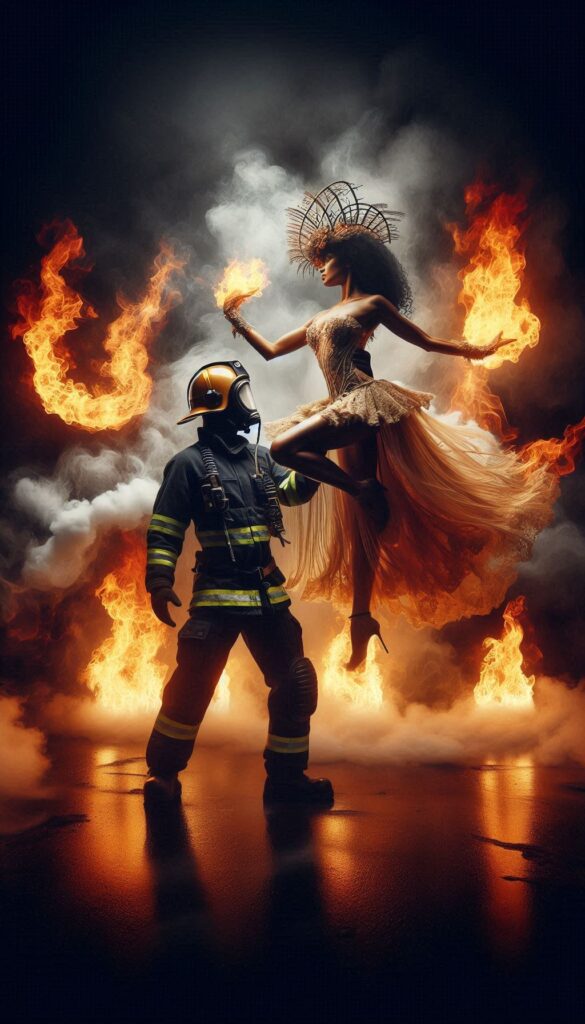 Dancing Flames Romance Book Covers