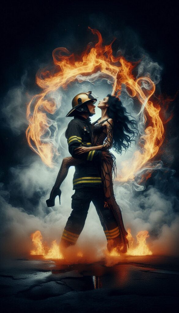 Dancing Flames Romance Book Covers