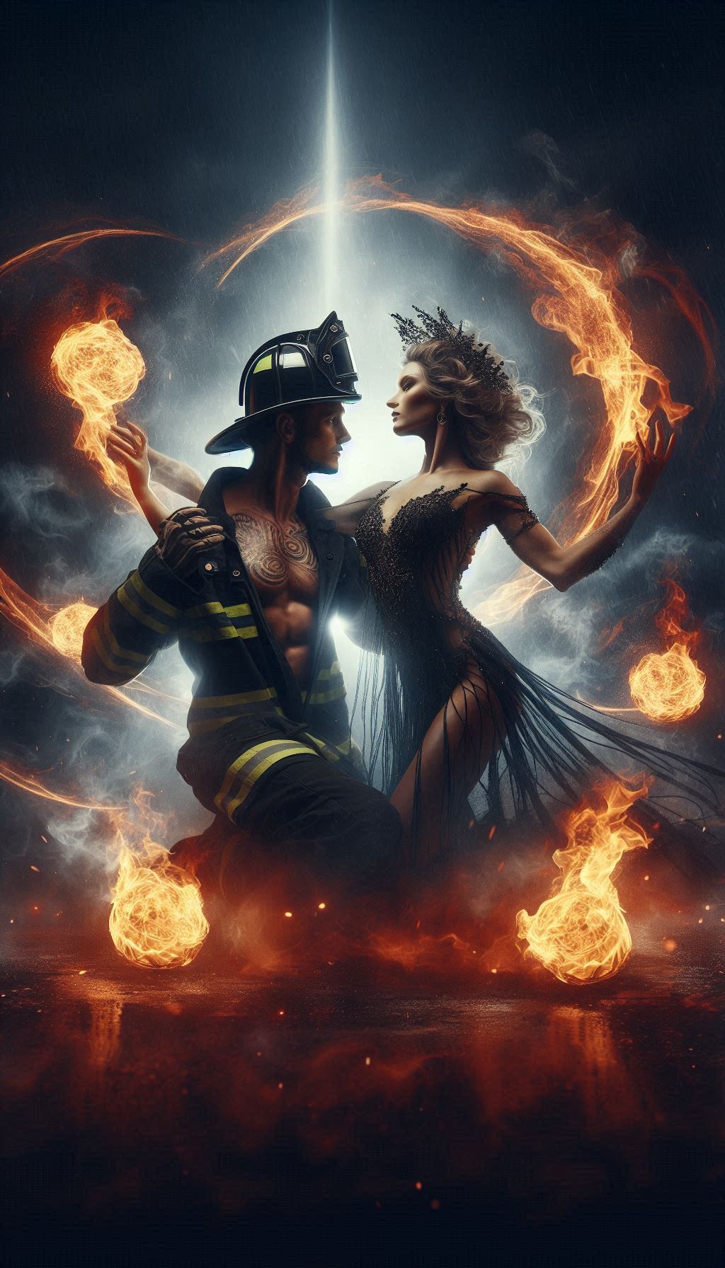 Dancing Flames Romance Book Covers