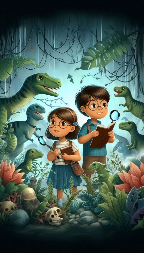 Dino Detectives children book cover