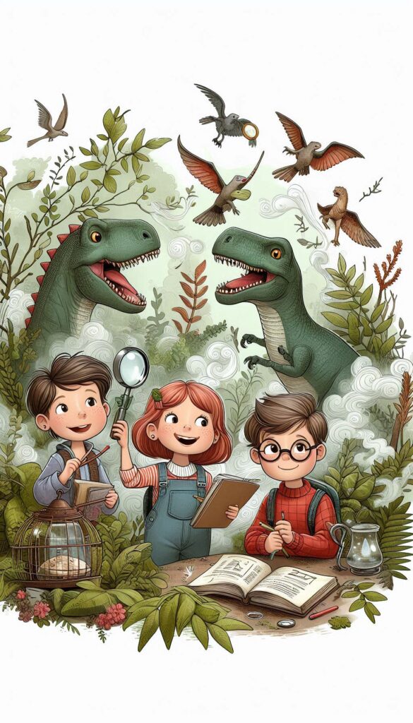 Dino Detectives children book cover