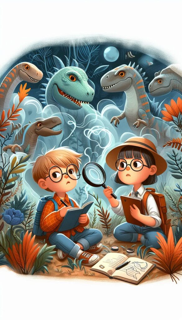 Dino Detectives children book cover