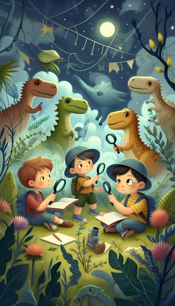 Dino Detectives children book cover