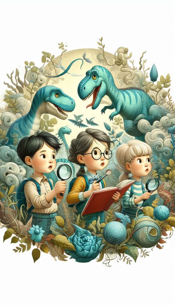 Dino Detectives children book cover