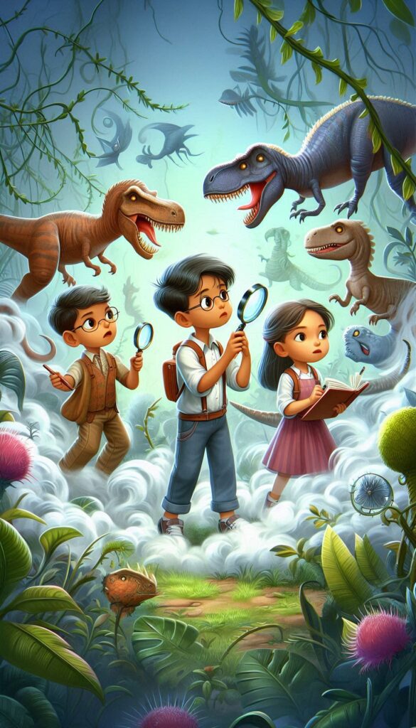 Dino Detectives children book cover