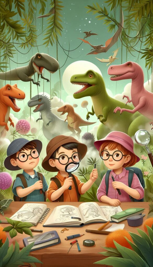 Dino Detectives children book cover