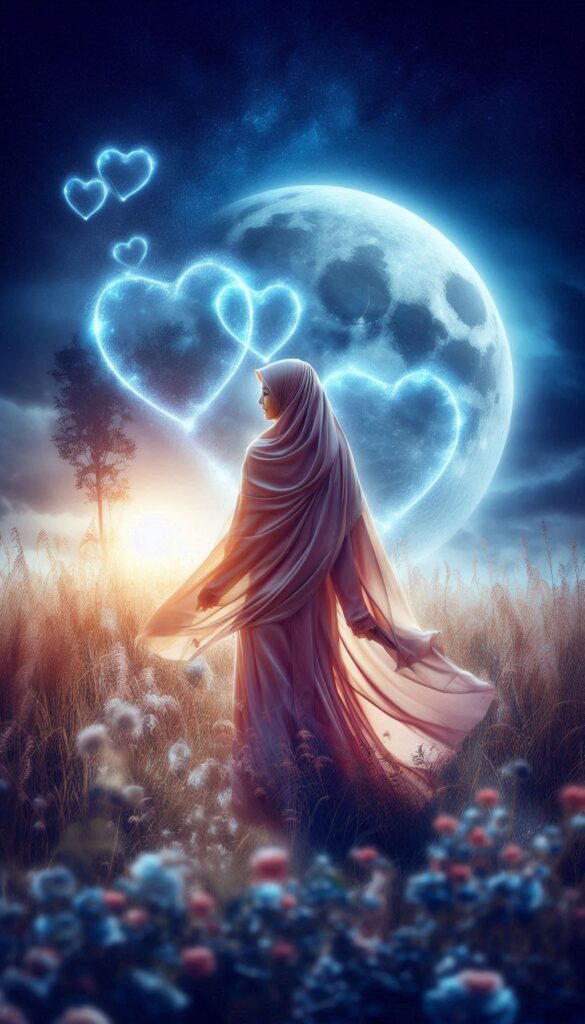 Moonlit Meadows arabic romance covers