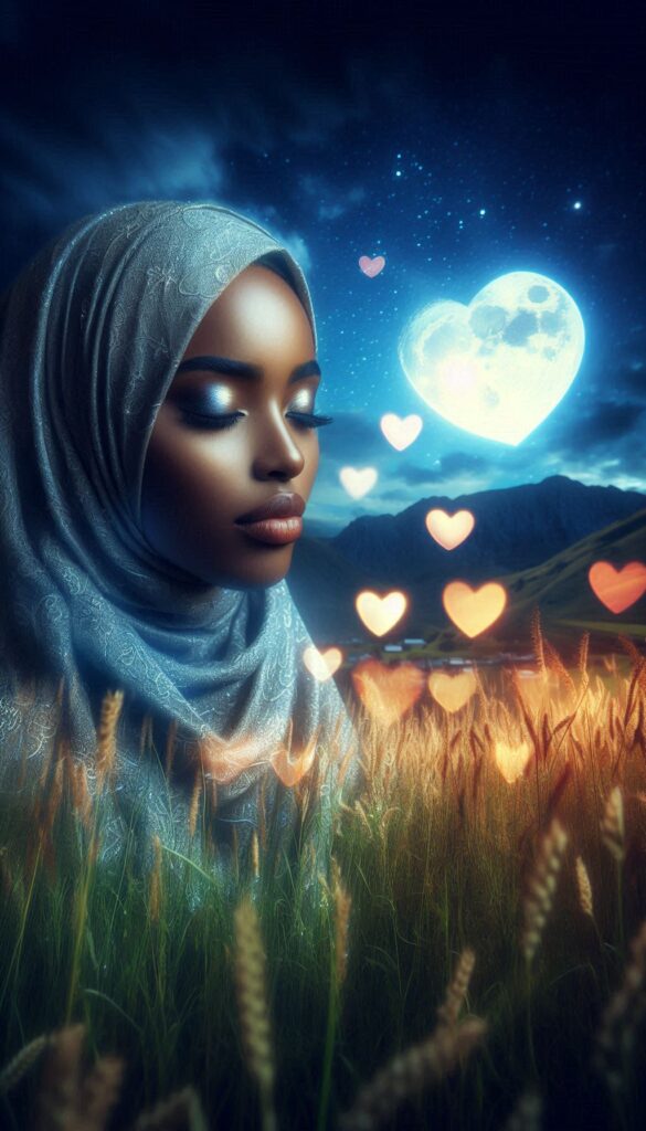 Moonlit Meadows arabic romance covers