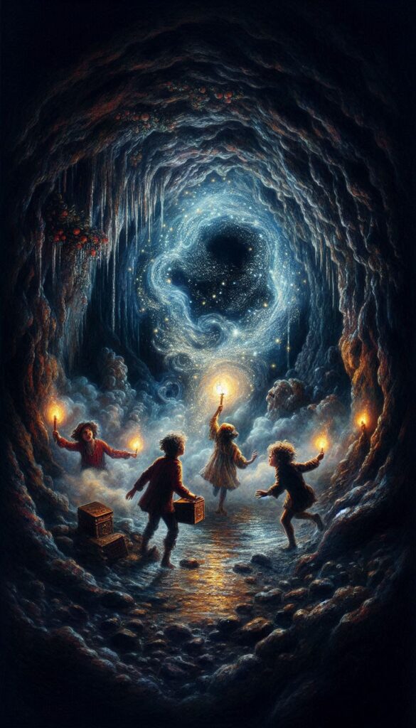 Mystery of the Hidden Cave children book cover