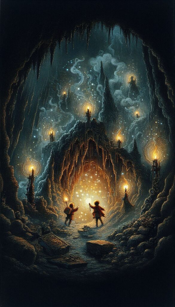 Mystery of the Hidden Cave children book cover