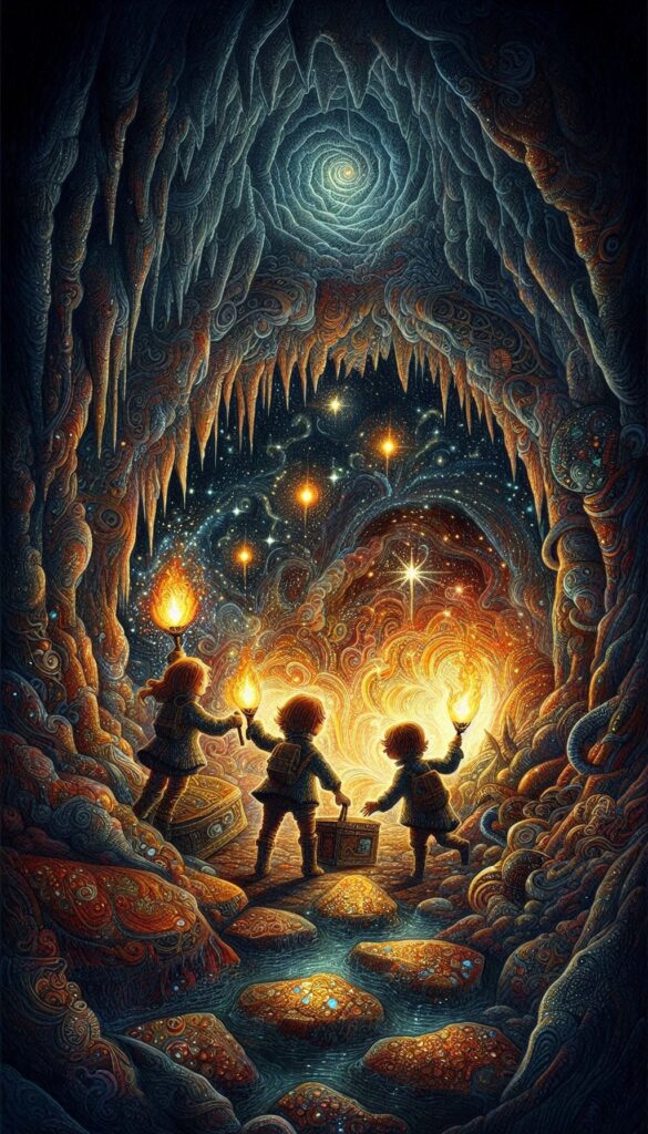 Mystery of the Hidden Cave children book cover