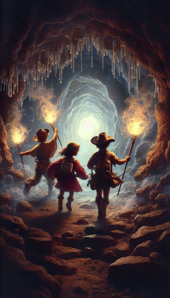 Mystery of the Hidden Cave children book cover