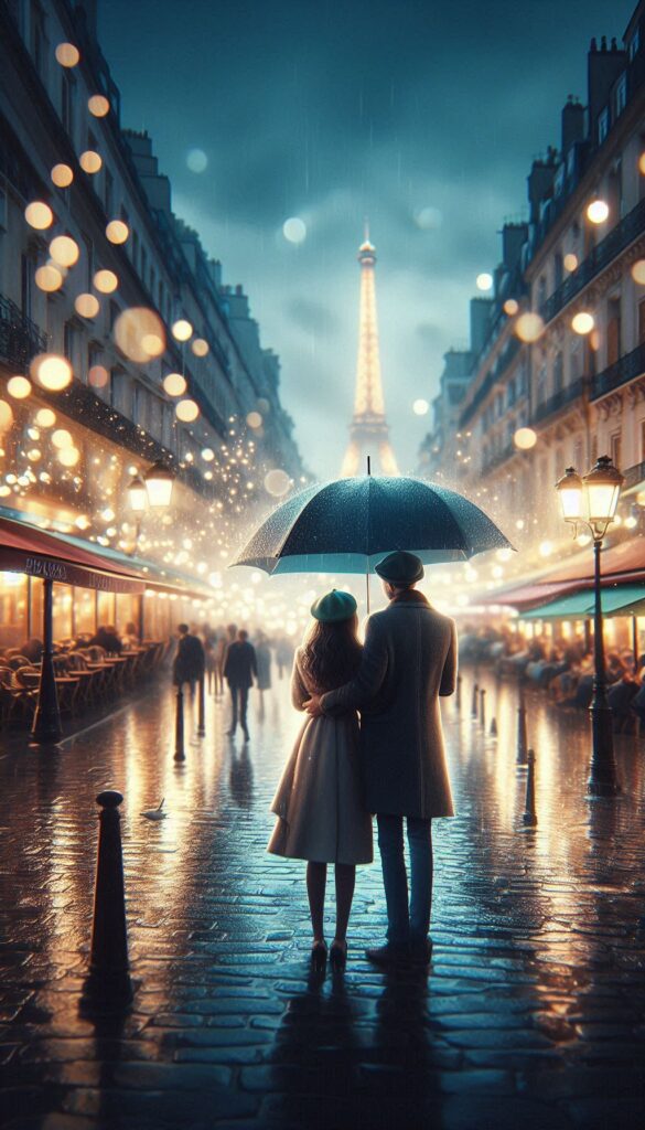 Paris in the Rain Romance Book Covers