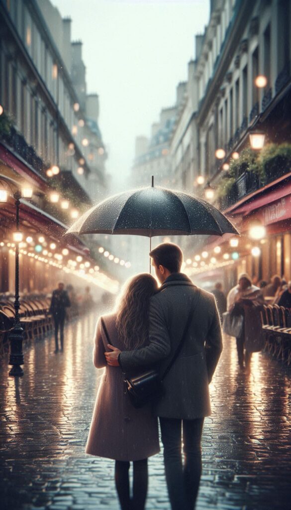 Paris in the Rain Romance Book Covers