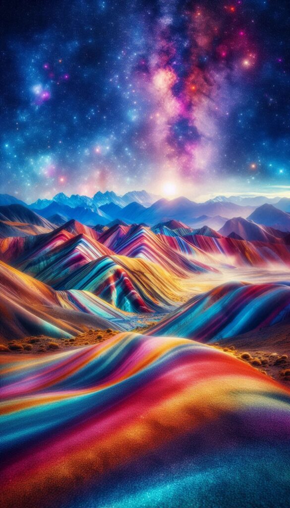 Rainbow Mountains Book Covers