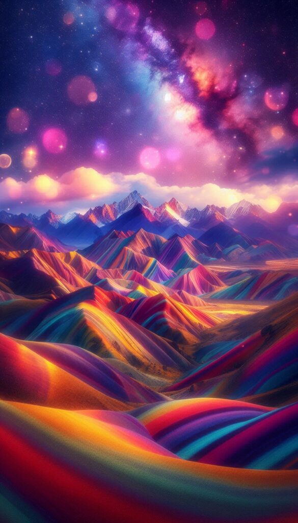 Rainbow Mountains Book Covers