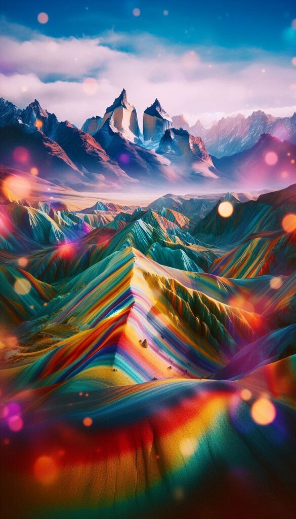 Rainbow Mountains Book Covers