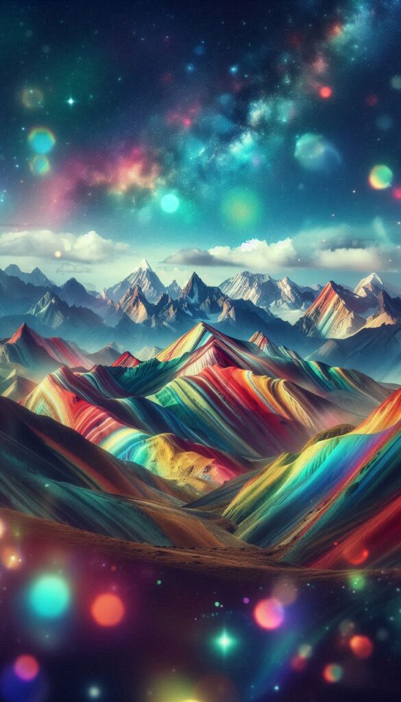 Rainbow Mountains Book Covers