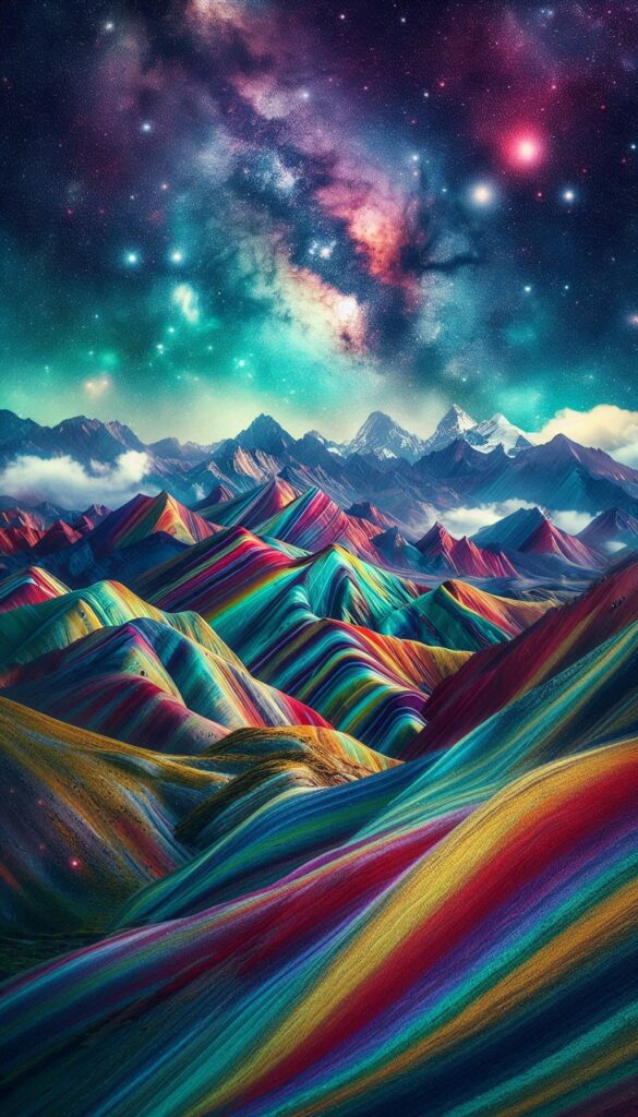 Rainbow Mountains Book Covers