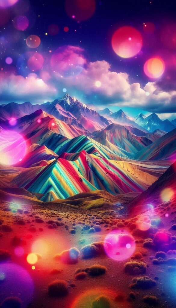 Rainbow Mountains Book Covers