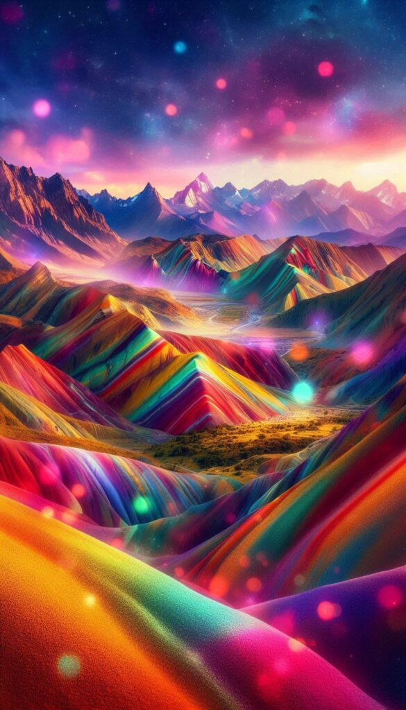 Rainbow Mountains Book Covers