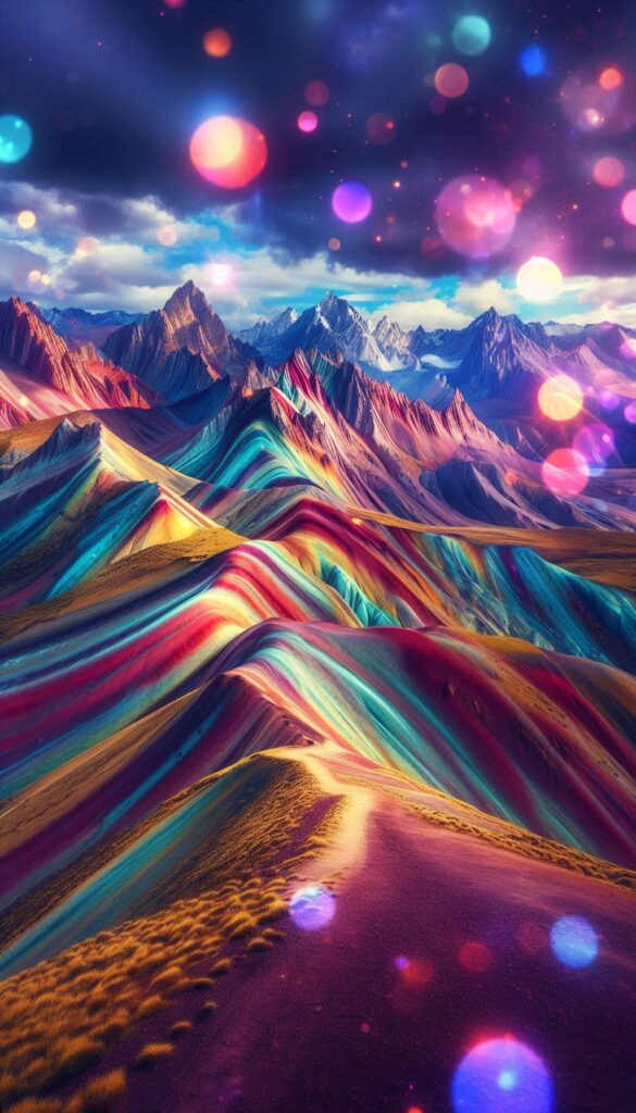 Rainbow Mountains Book Covers