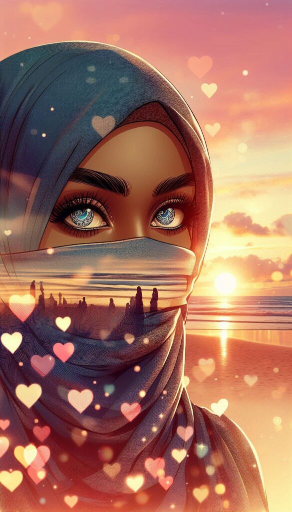 Sunset Whispers arabic romance covers