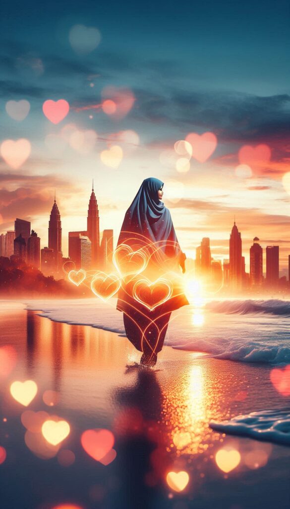 Sunset Whispers arabic romance covers