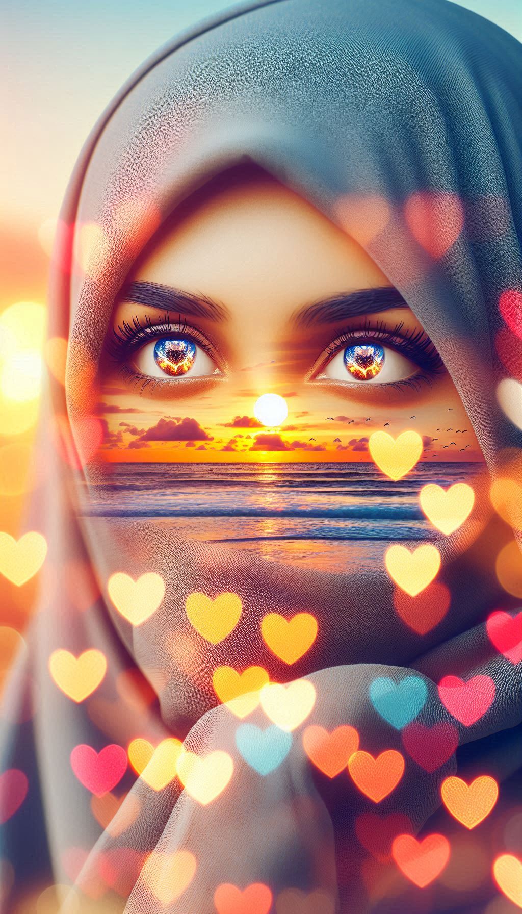 Sunset Whispers arabic romance covers