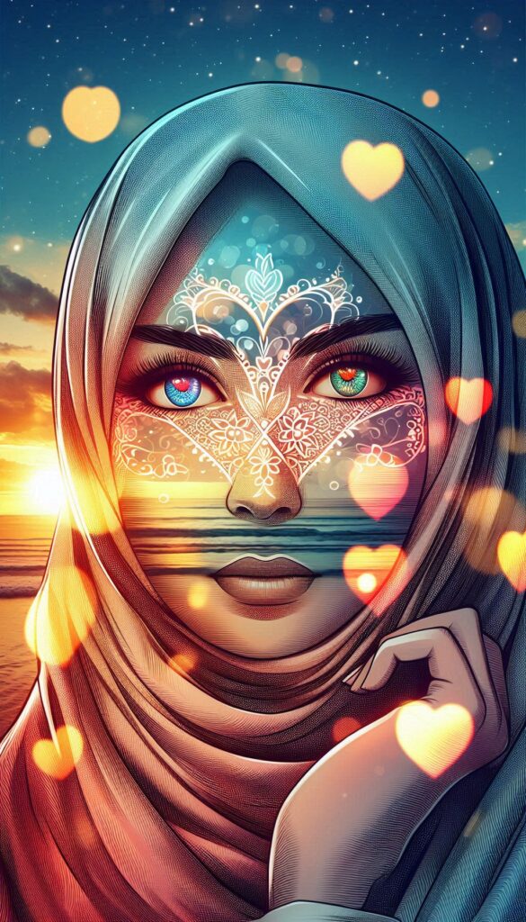 Sunset Whispers arabic romance covers