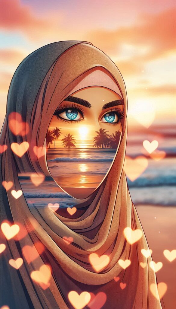 Sunset Whispers arabic romance covers