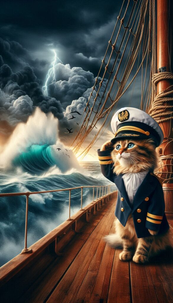 The Adventures of Captain Cat children book cover